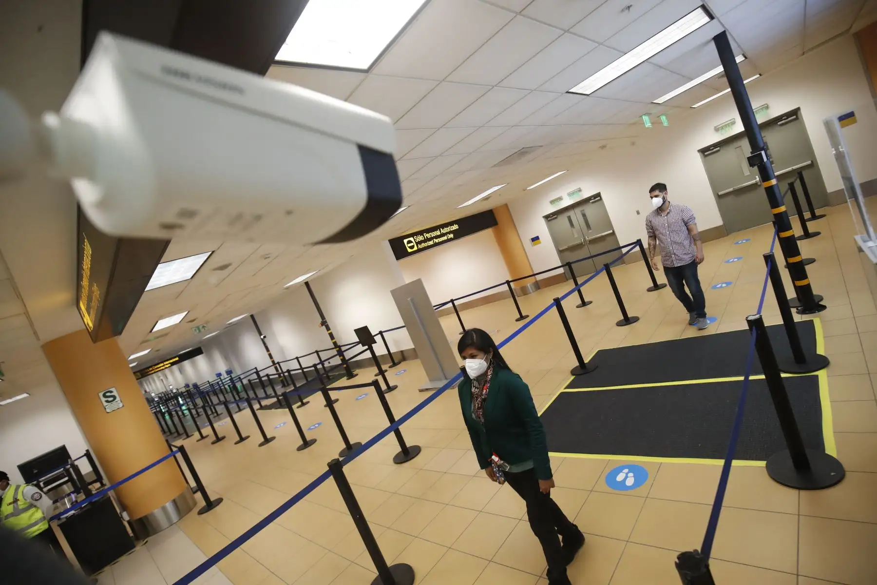 El Aeropuerto Internacional Jorge Chávez presentó sus protocolos de seguridad para los vuelos internacionales que iniciarán este 5 de octubre. Foto: ANDINA/Juan Carlos Guzmán