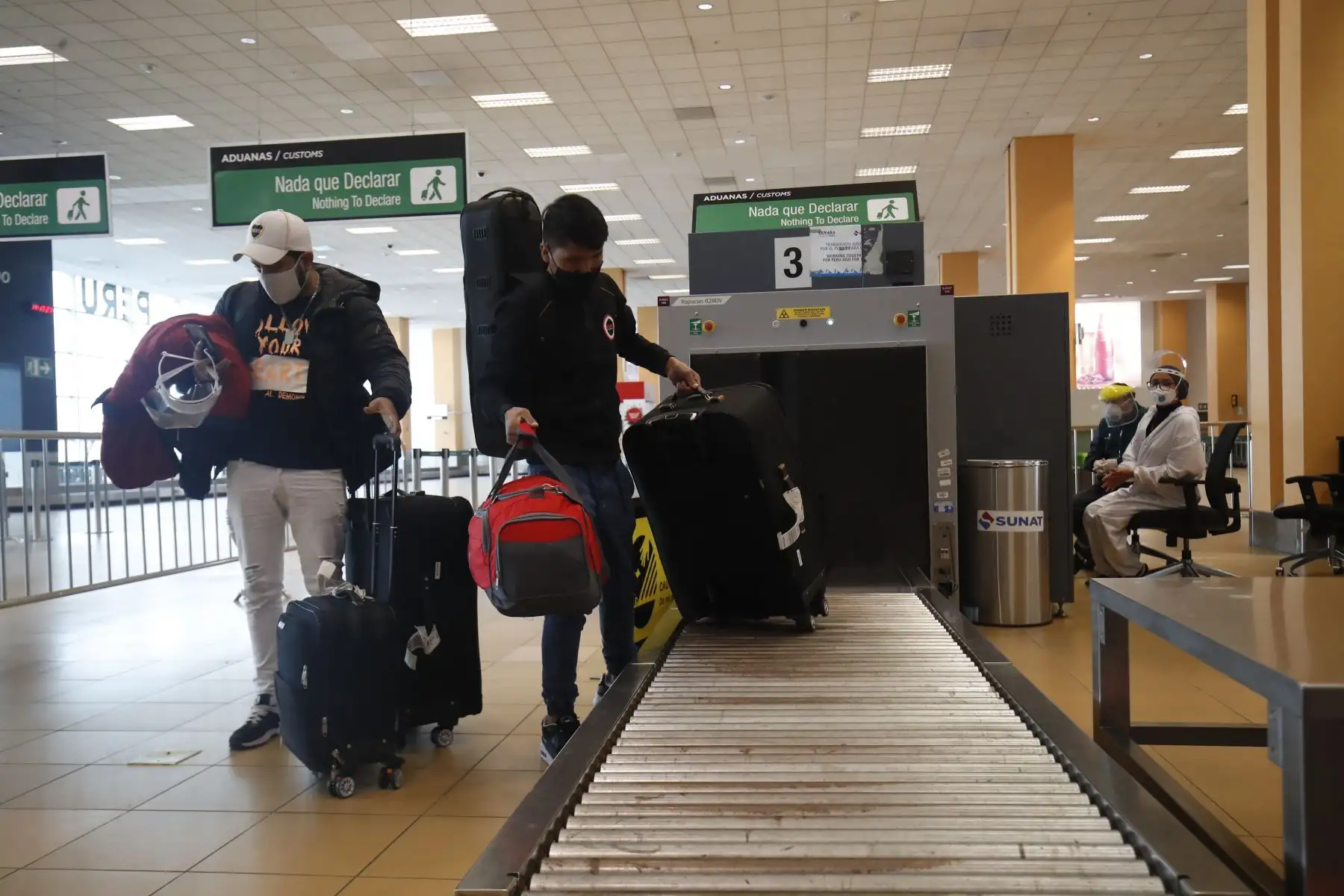 El Aeropuerto Internacional Jorge Chávez presentó sus protocolos de seguridad para los vuelos internacionales que iniciarán este 5 de octubre. Foto: ANDINA/Juan Carlos Guzmán
