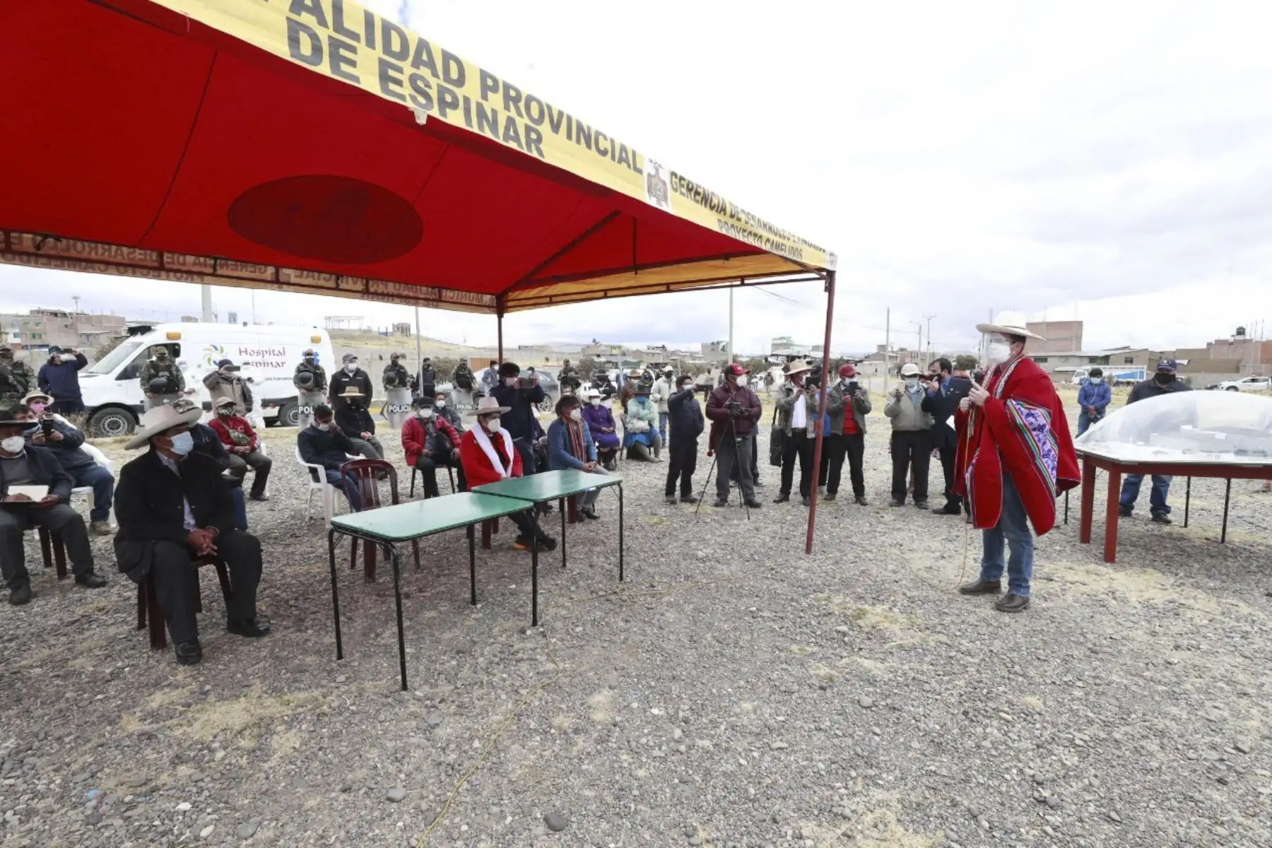 El ministro Incháustegui lideró comitiva del Gobierno que visitó Espinar y Cotabambas, para atender demandas, fortalecer el diálogo y hacer seguimiento a los compromisos asumidos. Foto: ANDINA/Difusión