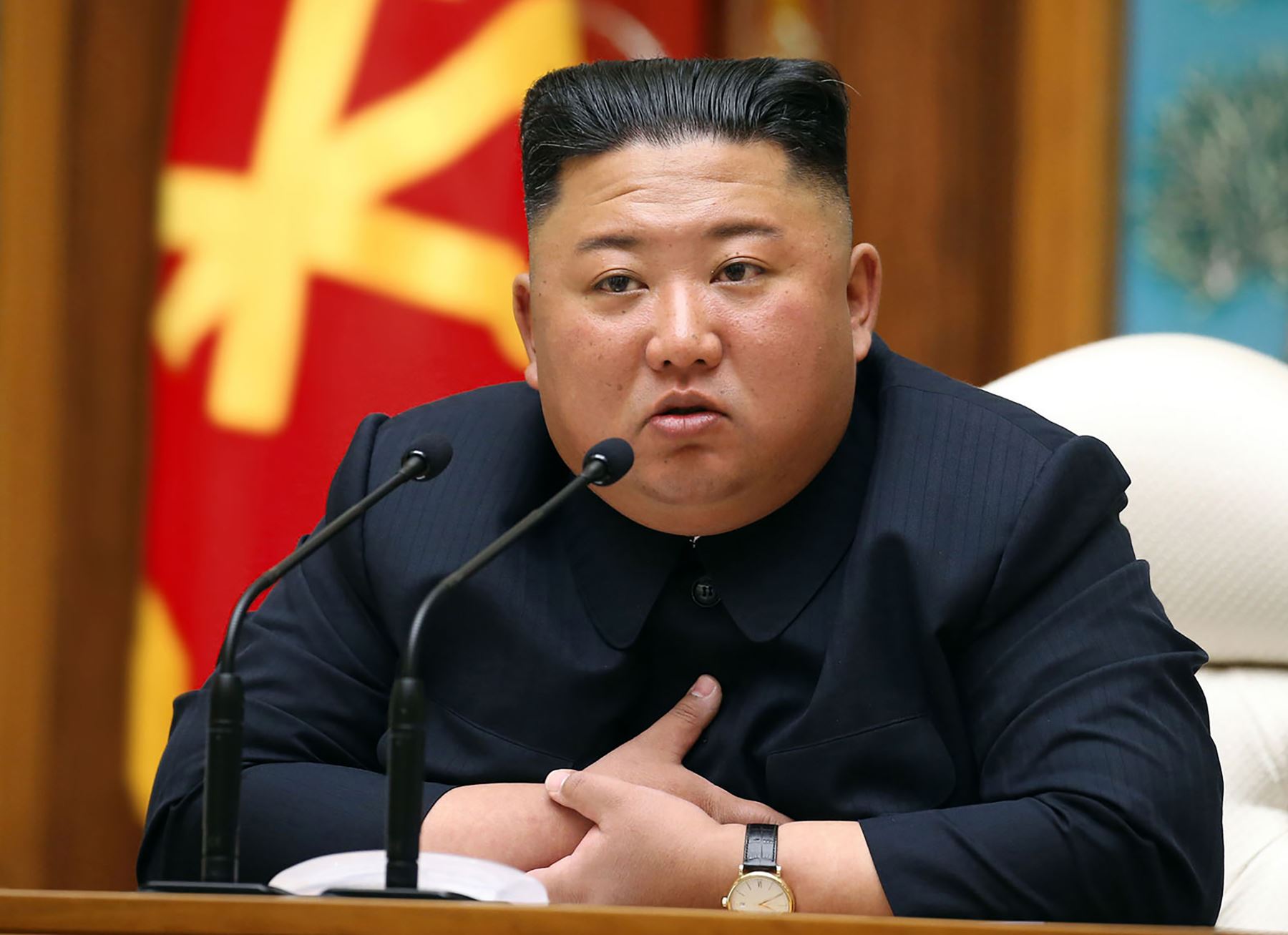 Es la primera vez que el dictador norcoreano envía un mensaje de este tipo a un mandatario que ha contraído la COVID-19. Foto: AFP