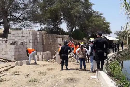 Recuperación extrajudicial de zona intangible del sitio arqueológico San José de Moro, región La Libertad. Foto: ANDINA/Difusión