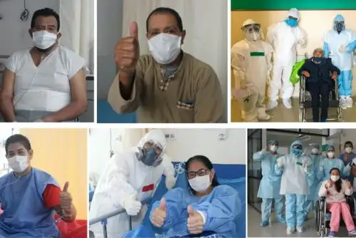 ¡Buena noticia! 2,682 pacientes con covid-19 recibieron el alta en hospital de Ate Vitarte. Foto: ANDINA/Difusión.