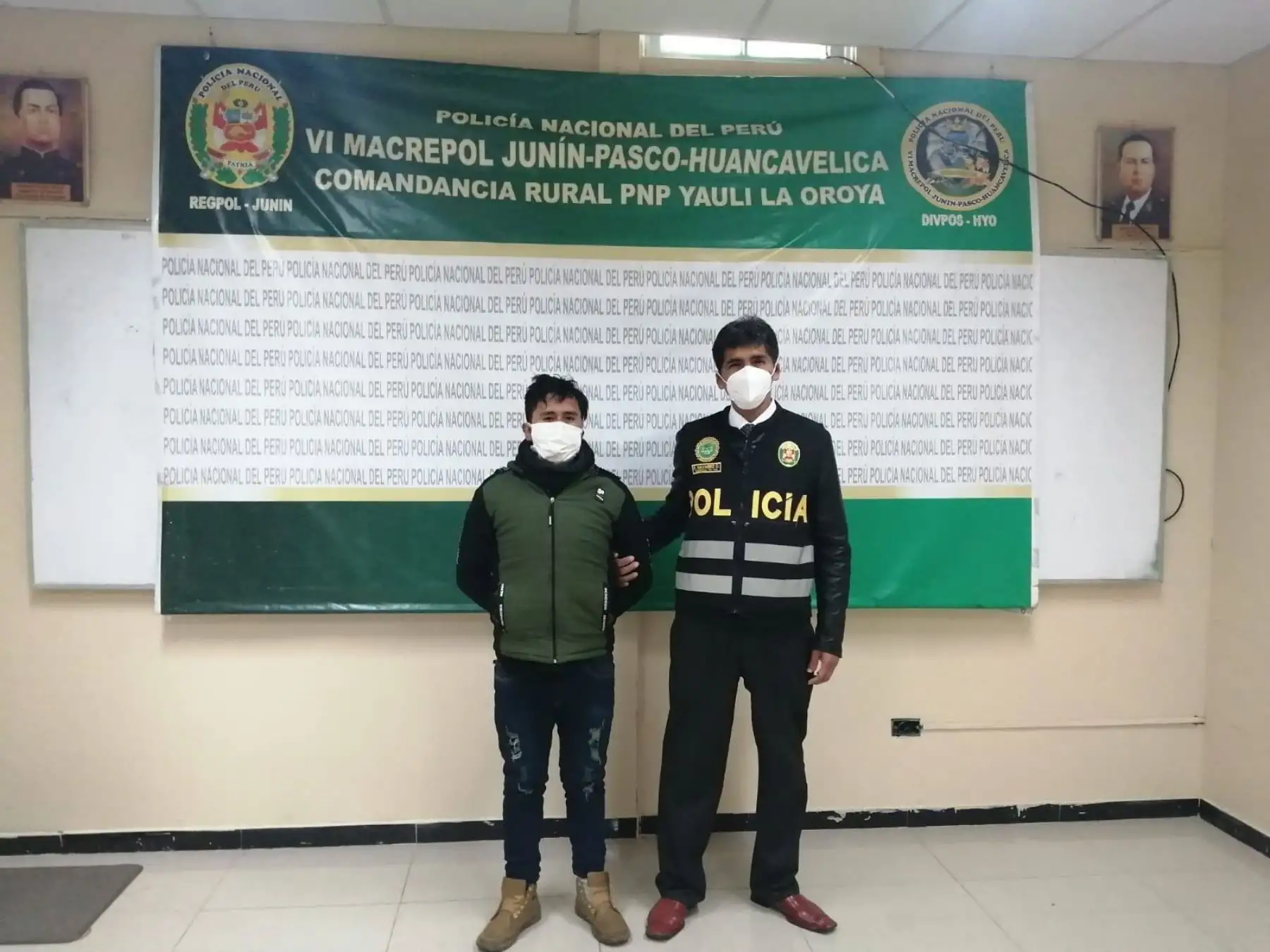 Policía captura en La Oroya a sujeto implicado en presunto caso de feminicidio perpetrado en Pasco.