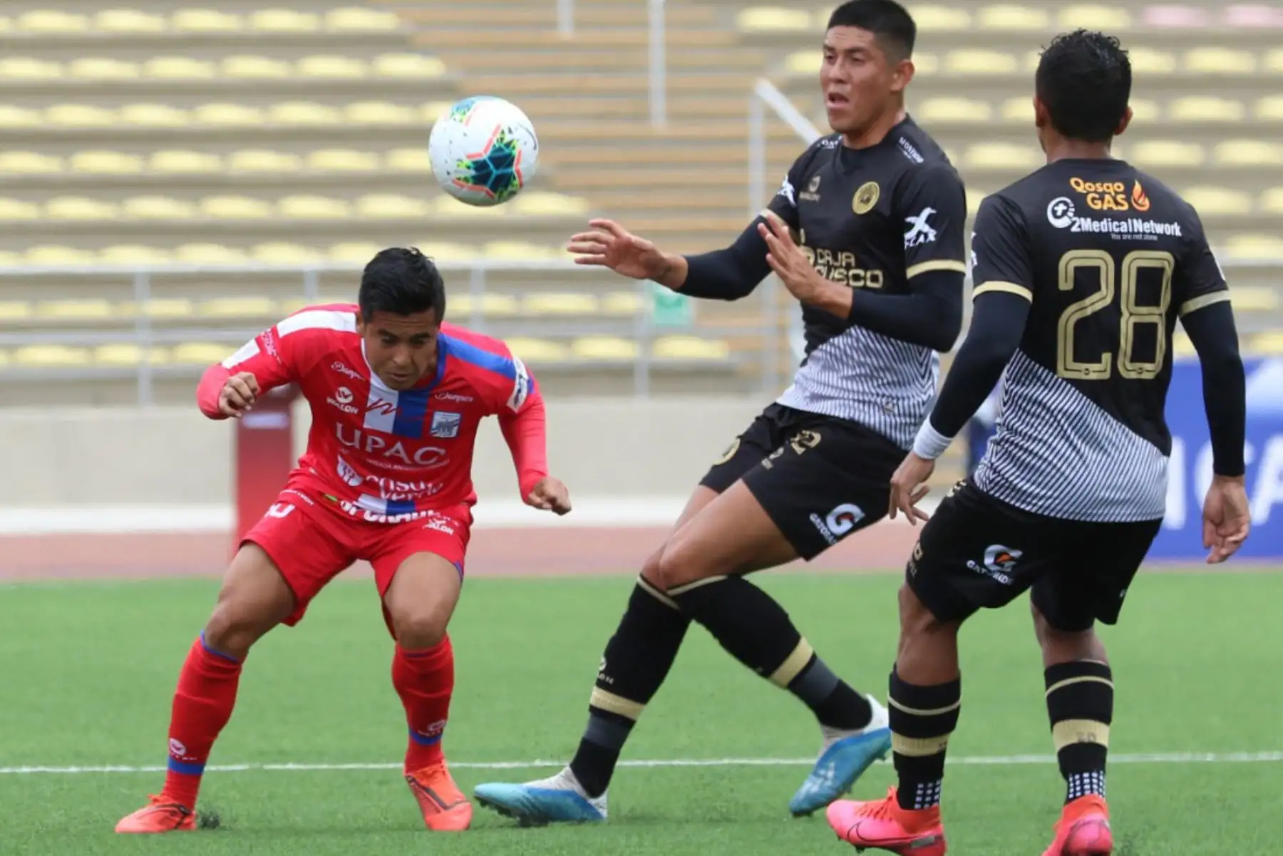 Cusco FC vs Carlos Manucci se enfrentan por la jornada 16 de la Liga 1, en el estadio San Marcos.

Foto: Liga de Fútbol Profesional