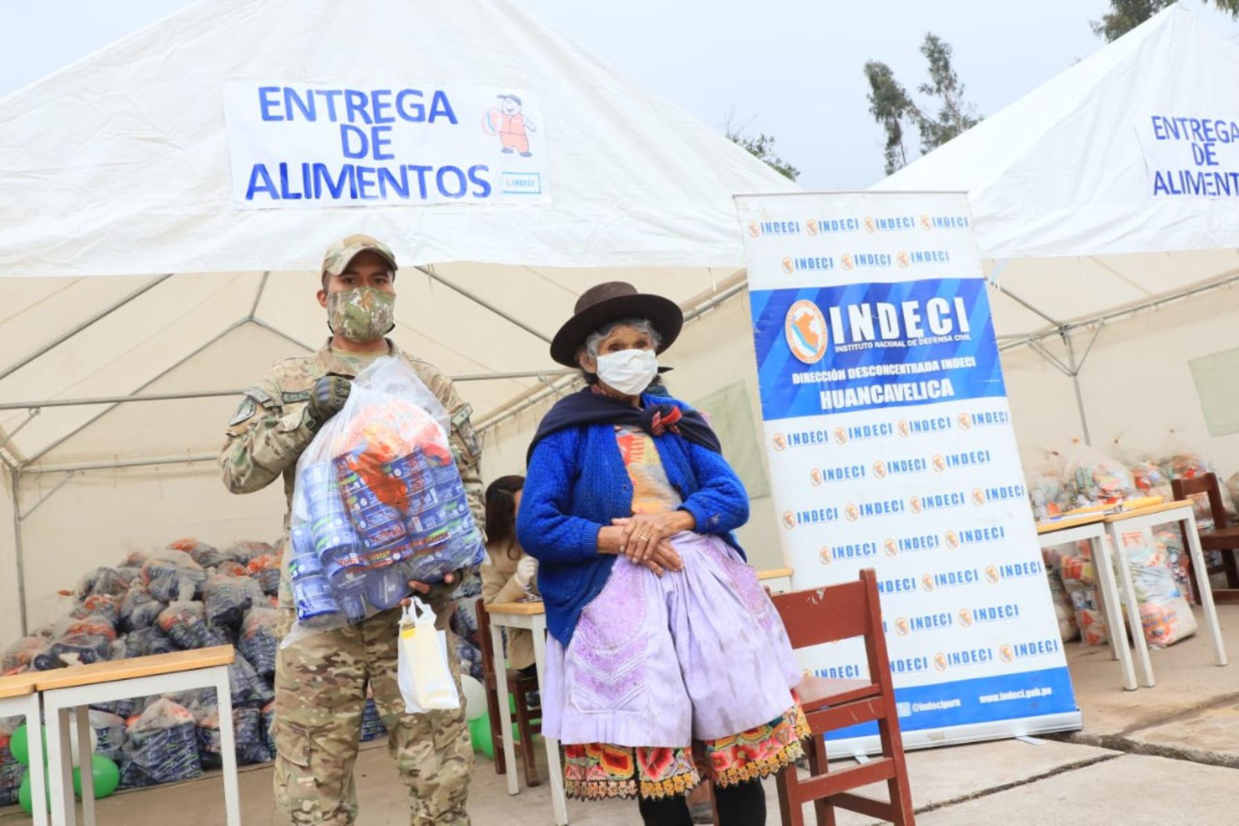 La campaña del Comando Conjunto de las Fuerzas Armadas se desarrolló en el distrito de Paucarbamba, región Huancavelica. Foto: ANDINA/Difusión