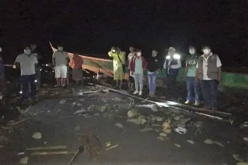 Sector de San Gabán afectado por las intensas lluvias del fin de semana. (Imagen publicada por la municipalidad de San Gabán en redes sociales).