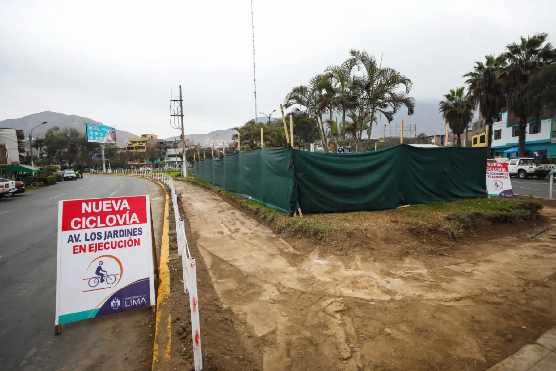 La Municipalidad de Lima ejecutará posteriormente las ciclovías de las avenidas Los Postes, Flores de Primavera, Santa Rosa de Lima, Tusilagos, San Hilarión y Jorge Basadre, que abarcarán 13.82 km, a fin de beneficiar a los ciudadanos que se desplazan en bicicleta en el distrito de San Juan de Lurigancho. Foto: ANDINA/Municipalidad de Lima