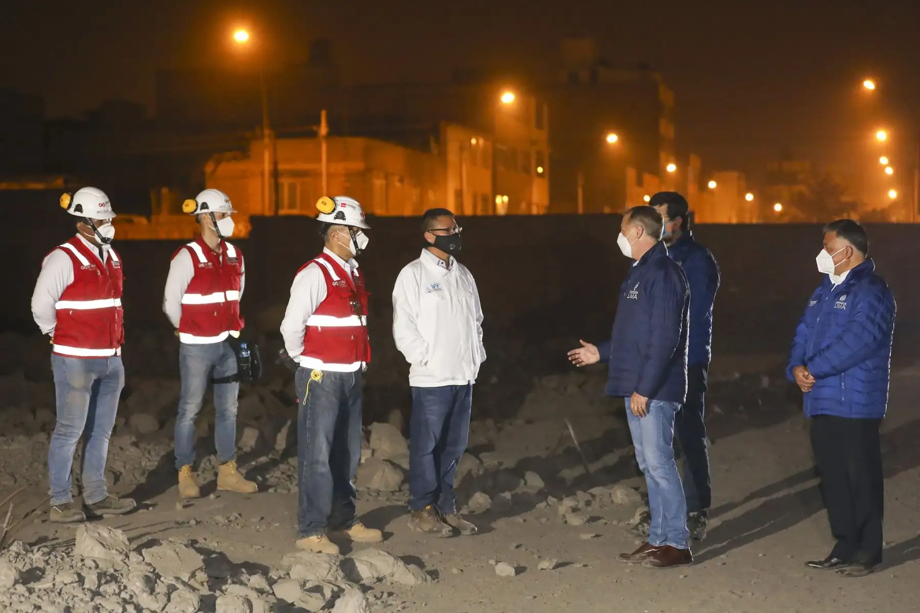 Alcalde de Lima, Jorge Muñoz, participó esta madrugada en megaoperativo de la Tierra Prometida, en Santa Anita. Foto: ANDINA/Municipalidad de Lima