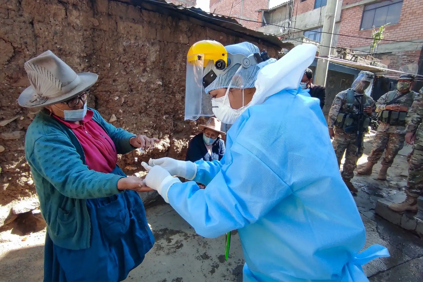 Operación Tayta en la ciudad de Huaraz. Foto: ANDINA/Difusión