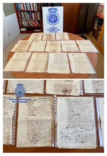 Recuperan en España 28 manuscritos originales del Virreinato del Perú Foto: EFE