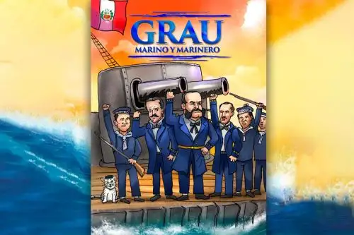 Portada del libro "Grau, marino y marinero", de Carlos Rojas Feria