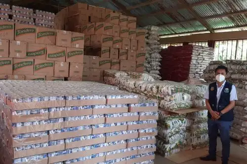Un total de 7,000 ciudadanos indígenas de más de 12 comunidades del distrito loretano de Andoas serán beneficios con alimentos inocuos y de calidad. Foto: ANDINA/Difusión