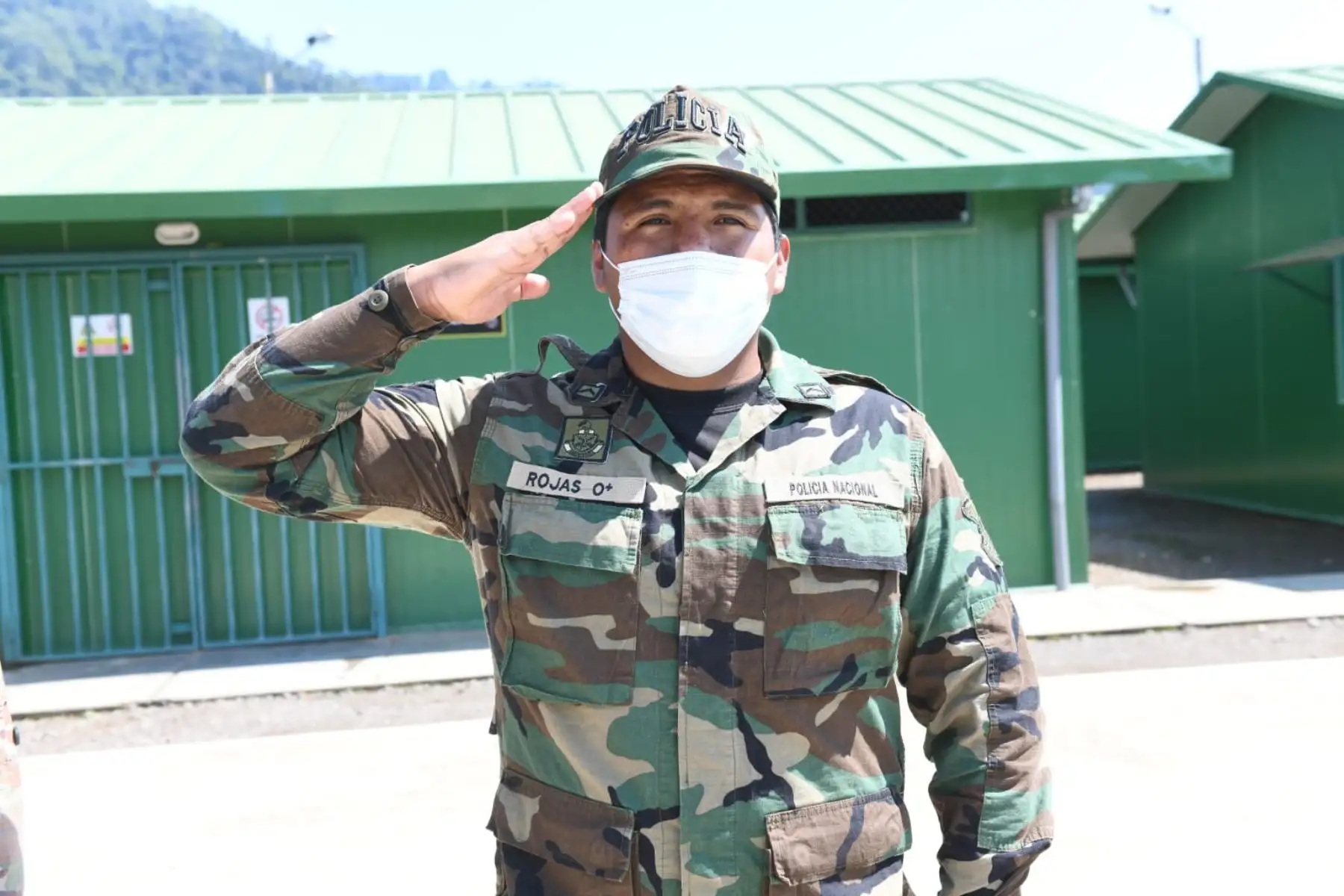 Base Contraterrorista del Alto Anapati de VRAEM del BCT312, a fin de verificar el campamento de la Base CORAH que realiza labores de erradicación.

Foto:ANDINA/MininterPeru
