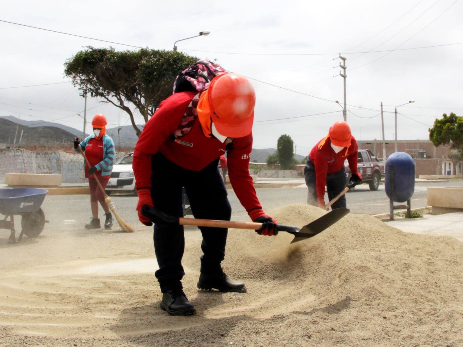 Un total de 657 puestos de trabajo temporal se han generado en Áncash gracias a los proyectos que ejecuta el programa Trabaja Perú.