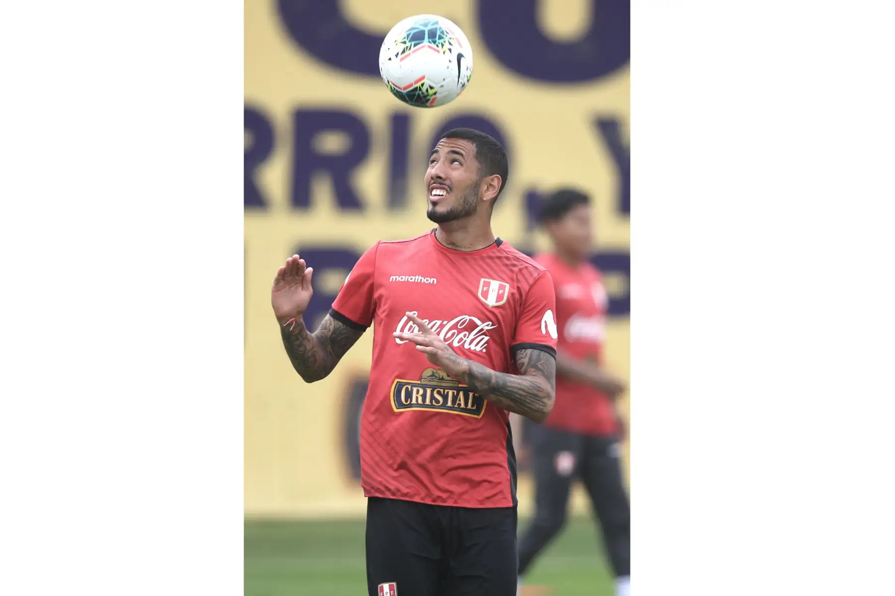 El futbolista Sergio. Foto: @SeleccionPeru