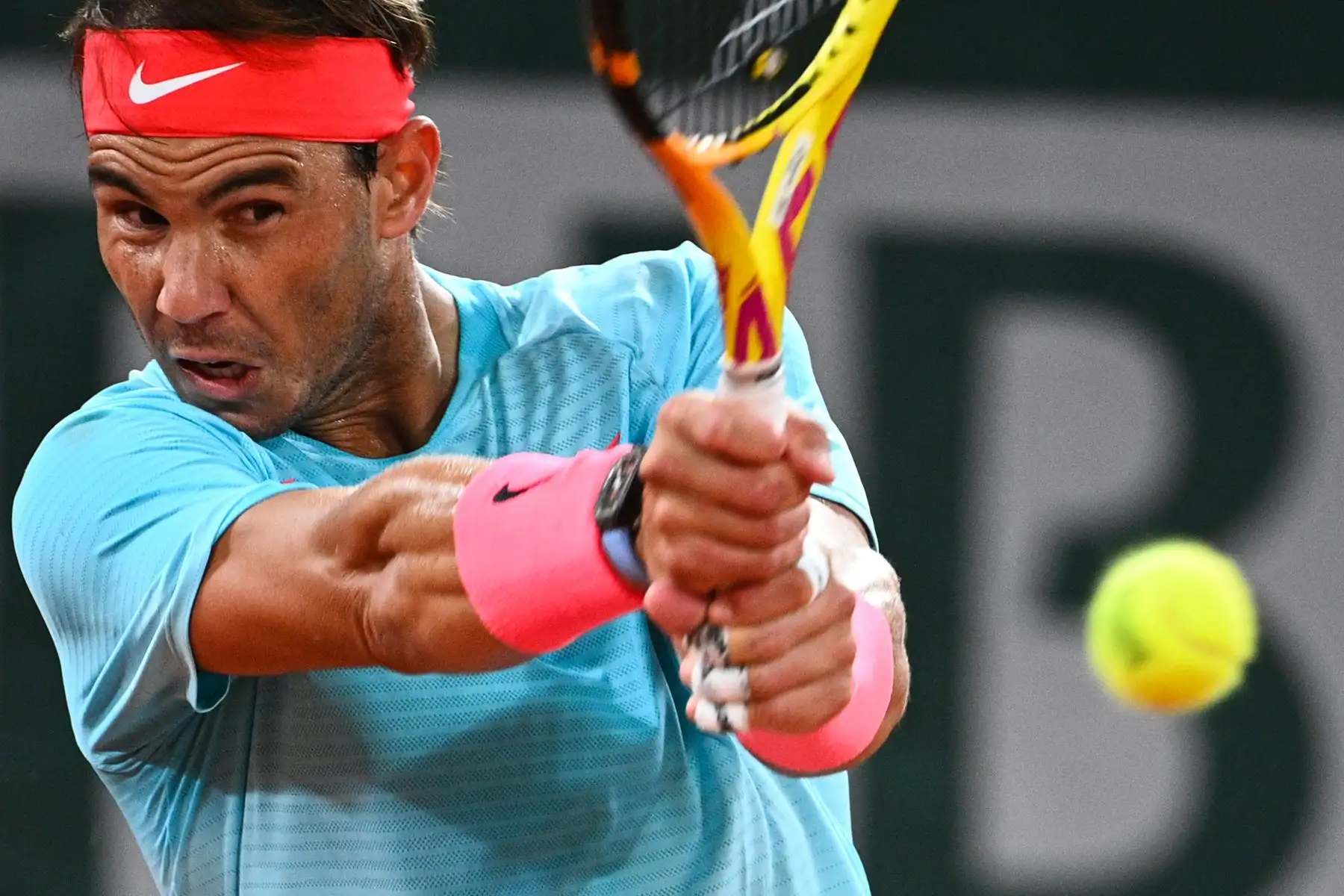 Rafael Nadal venció a Novak Djokovic por la final de Roland Garros 2020, en el Court Philippe Chatrier. Foto: AFP