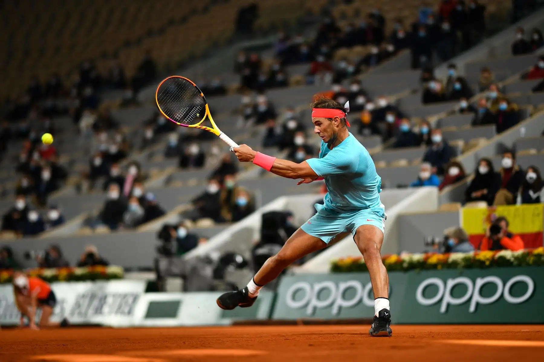 Rafael Nadal venció a Novak Djokovic por la final de Roland Garros 2020, en el Court Philippe Chatrier. Foto: AFP