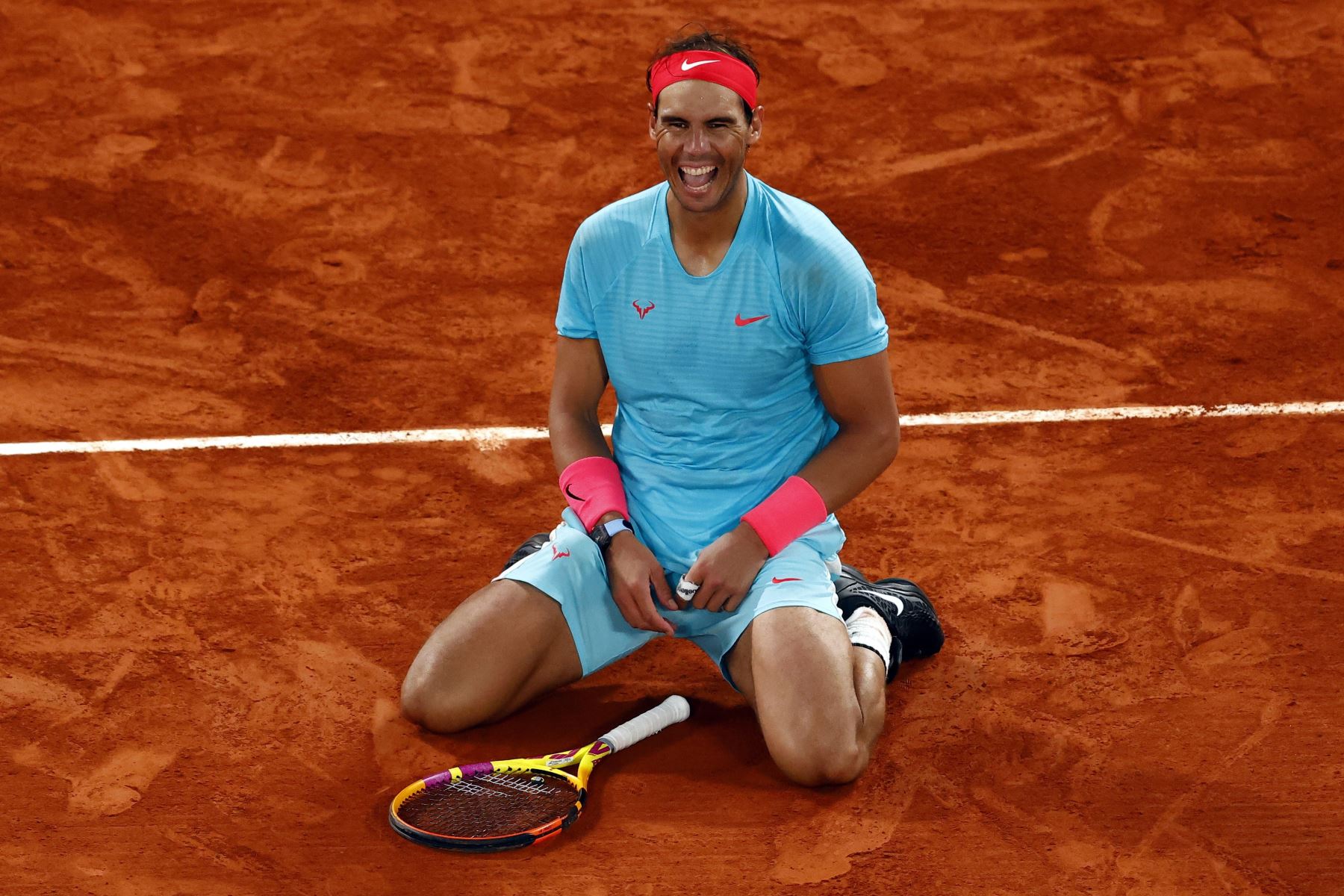 Rafael Nadal venció a Novak Djokovic por la final de Roland Garros 2020, en el Court Philippe Chatrier. Foto: EFE