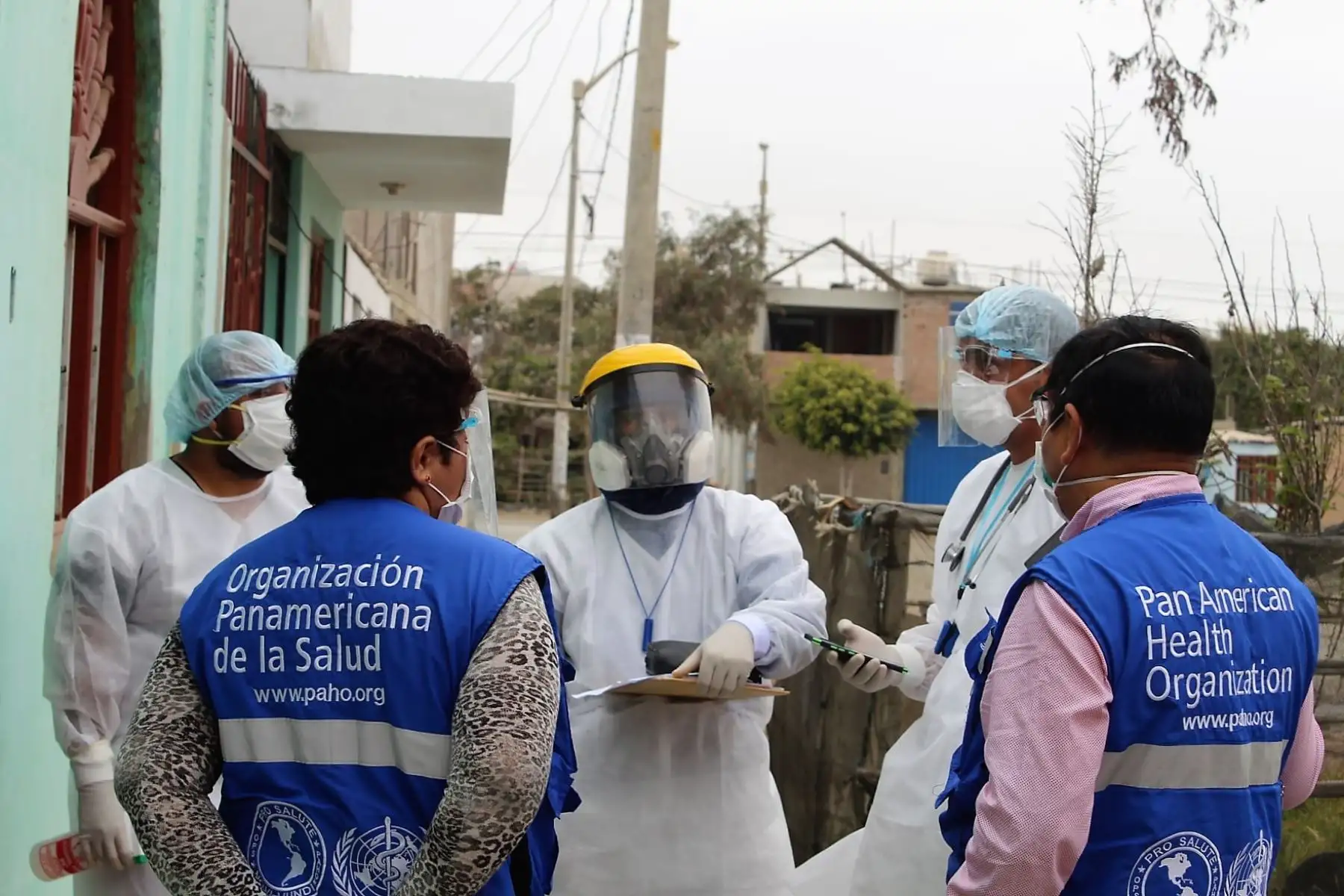 En Áncash, representantes de la OPS realizan visita de trabajo a establecimientos donde se brinda atención a pacientes con covid-19. Foto: ANDINA/Difusión