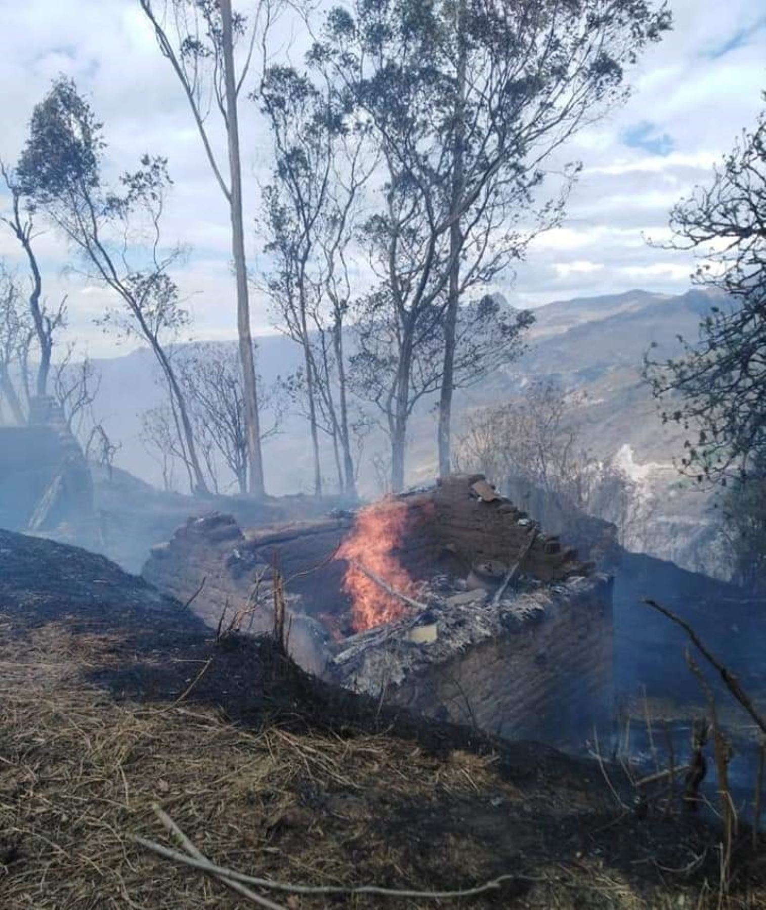 Usquil es uno de los distritos más afectados por los incendios forestales en La Libertad. Solo en esta jurisdicción se han reportado 70 siniestros que han dañado sus bosques. ANDINA/Difusión