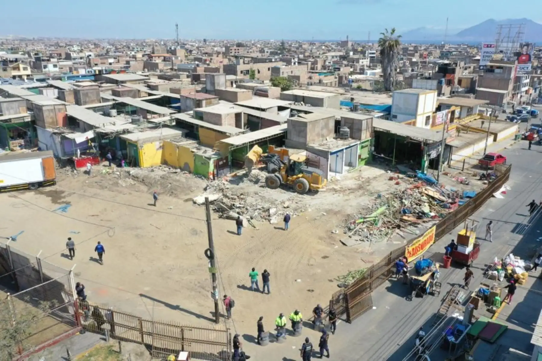 La Municipalidad Provincial del Santa inició los trabajos en la zona donde se construirá el futuro hospital II-E de Chimbote, en Áncash. ANDINA/Difusión