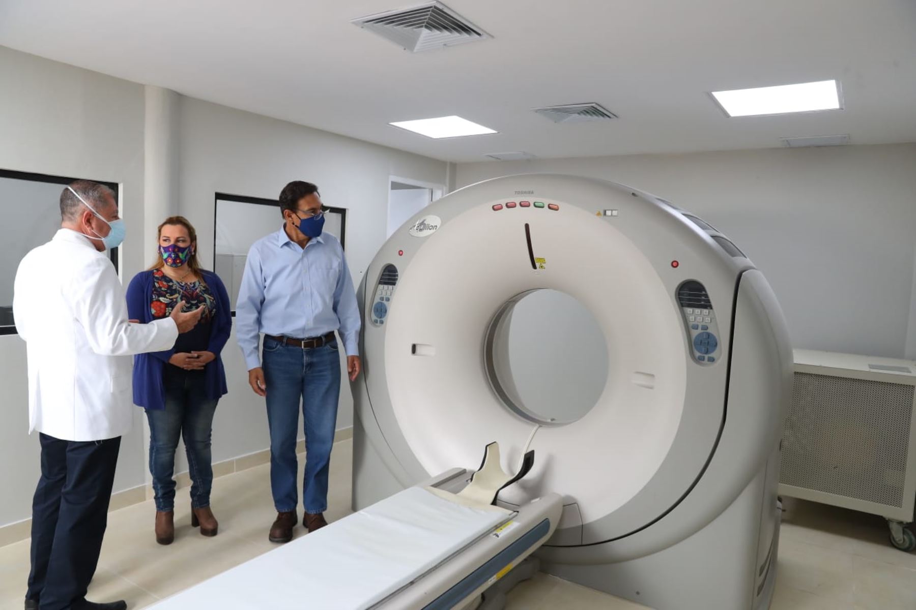 El presidente Martín Vizcarra pone en marcha el Hospital Tumán de EsSalud