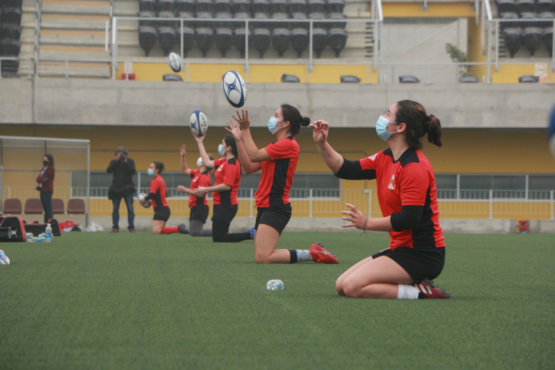 IPD reactivó entrenamientos presenciales de la preselección de rugby femenino