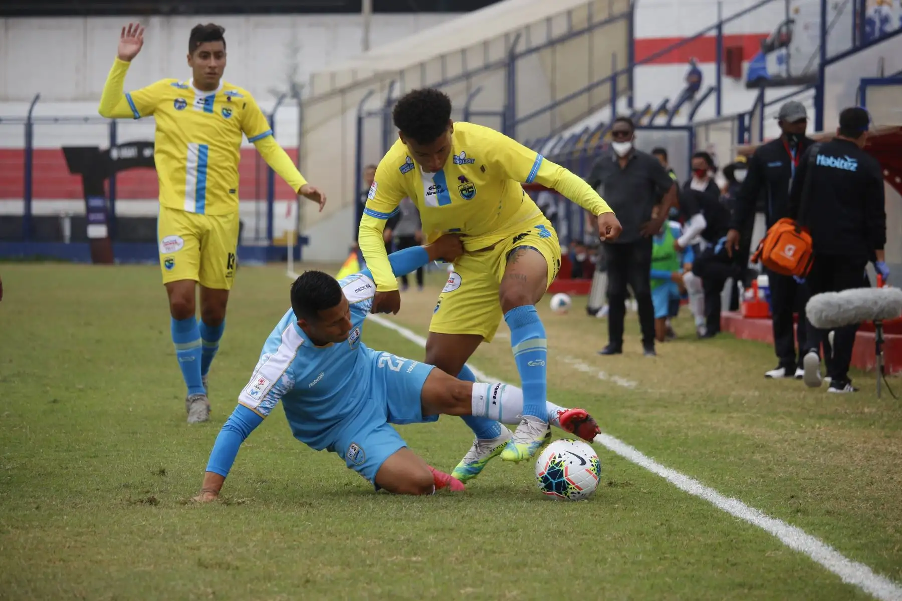 Carlos Stein se enfrenta a Deportivo Llacuabamba por la fecha 18 de la Liga 1, en el estadio Iván Elías Moreno. Foto: @LigaFutProf