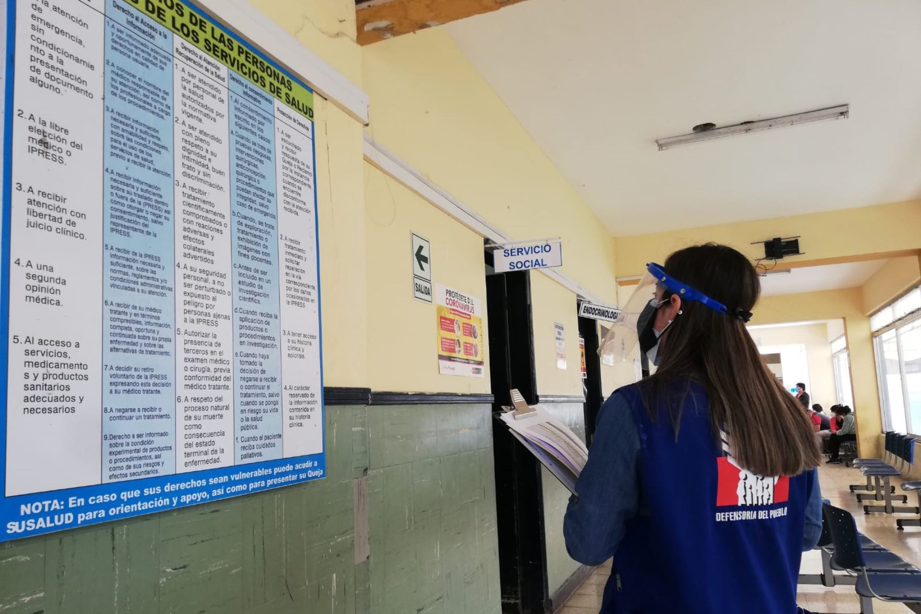 Defensoría del Pueblo supervisa atención a pacientes no covid-19 en establecimientos de las provincias de Santa y Casma, región Áncash. Foto: ANDINA/Difusión