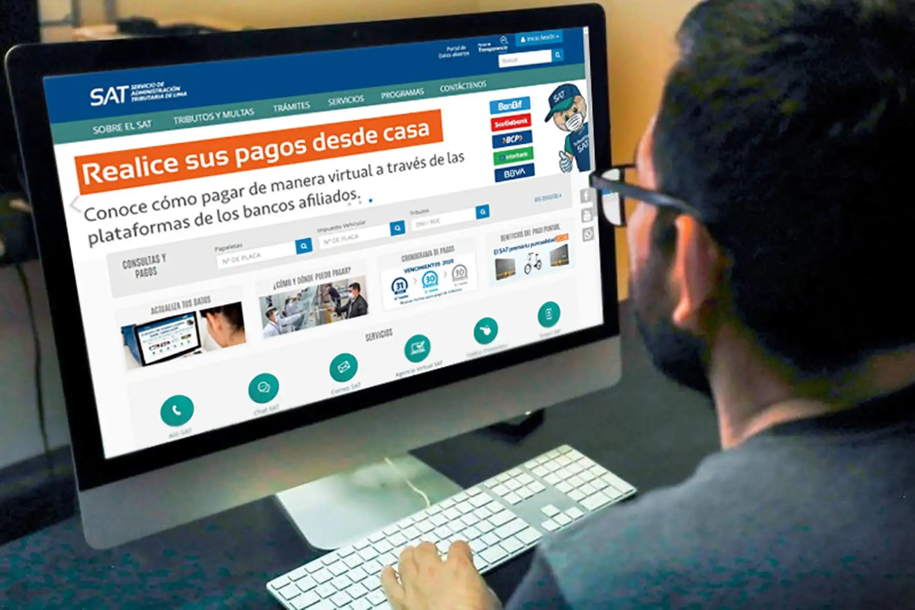 Las preguntas más frecuentes que formularon los usuarios del SAT en temas tributarios fueron sobre los impuestos predial y vehicular, arbitrios municipales y liquidaciones de alcabala. Foto: ANDINA/SAT