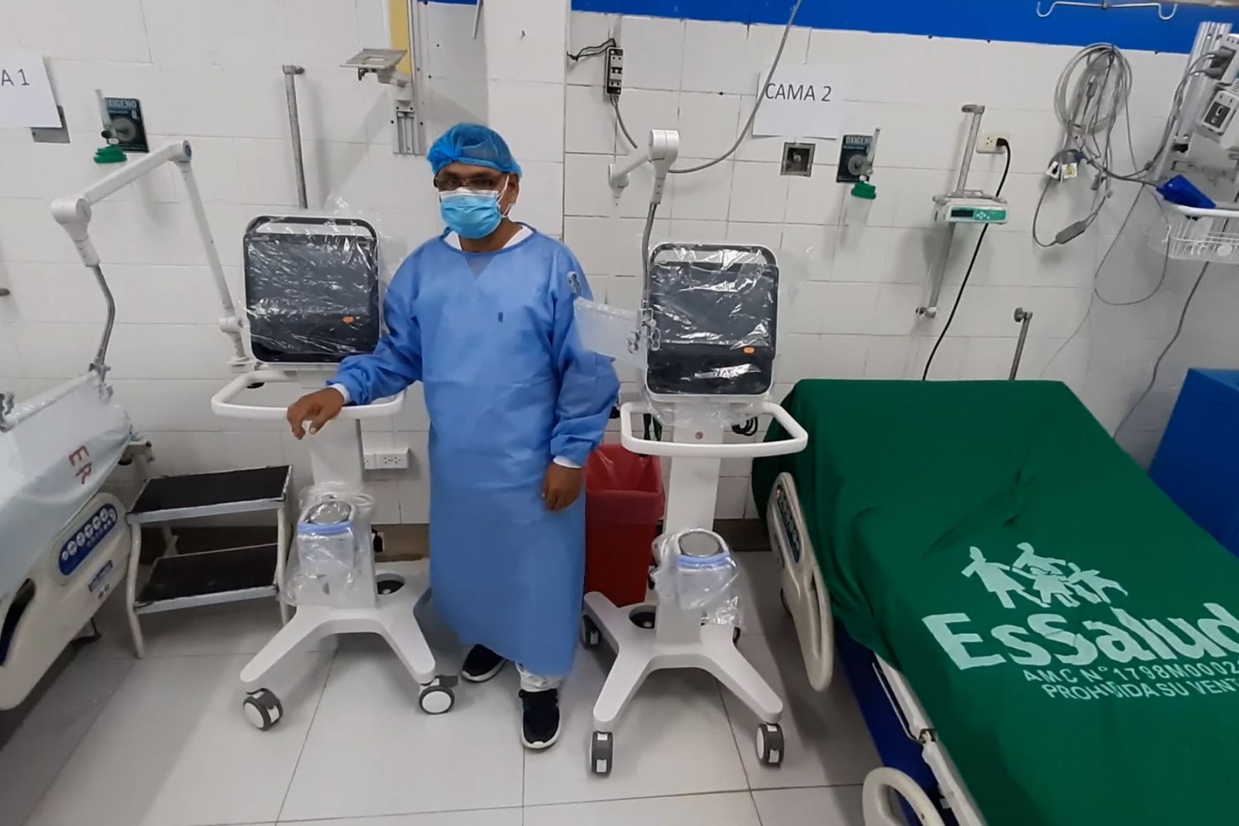 El Seguro Social de Salud refuerza el equipamiento UCI del Hospital III de Iquitos, en la región Loreto. Foto: ANDINA/Difusión