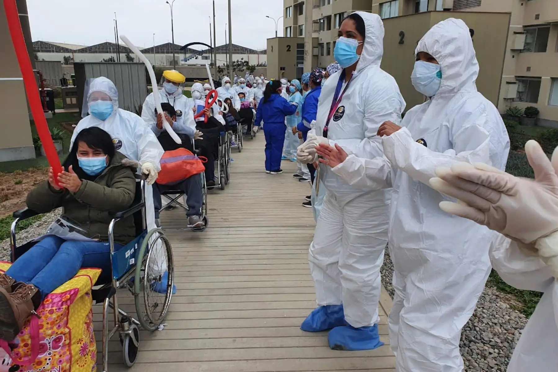 Más de 17,000 pacientes con covid-19 fueron atendidos en Villa Panamericana de EsSalud. Foto: difusión.