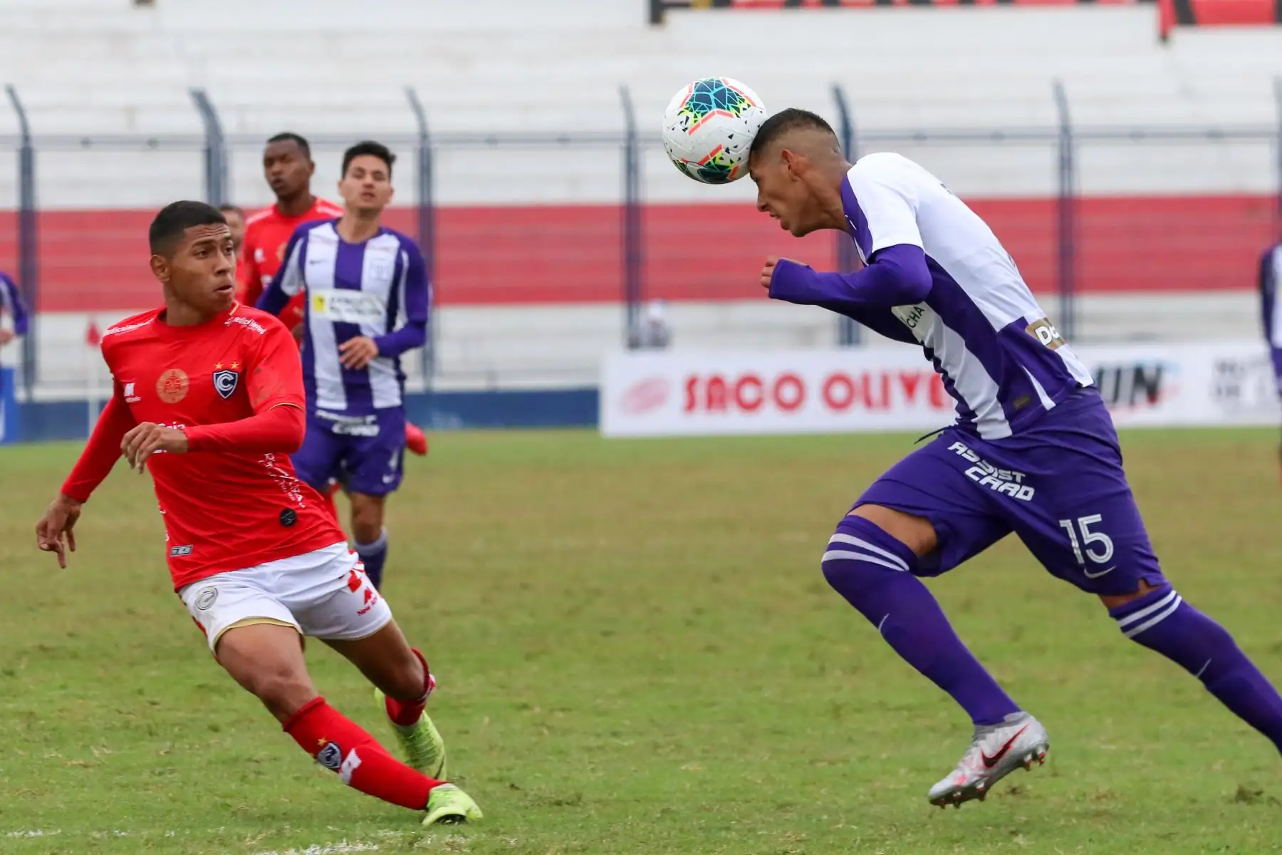Club  Cienciano gano 2 a 1 a Alianza Lima,  en partido de la fecha 19 de la Liga 1 en el estadio de Villa el Salvador. Foto : ANDINA / Liga 1