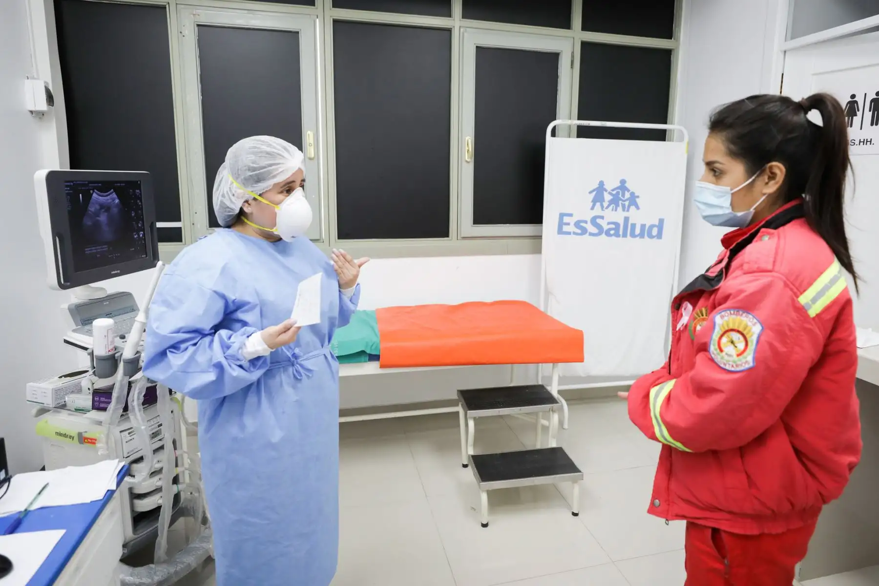 EsSalud realizó mamografías 3D a heroínas bomberas para descartar cáncer de mama.

Foto:ANDINA / Essalud