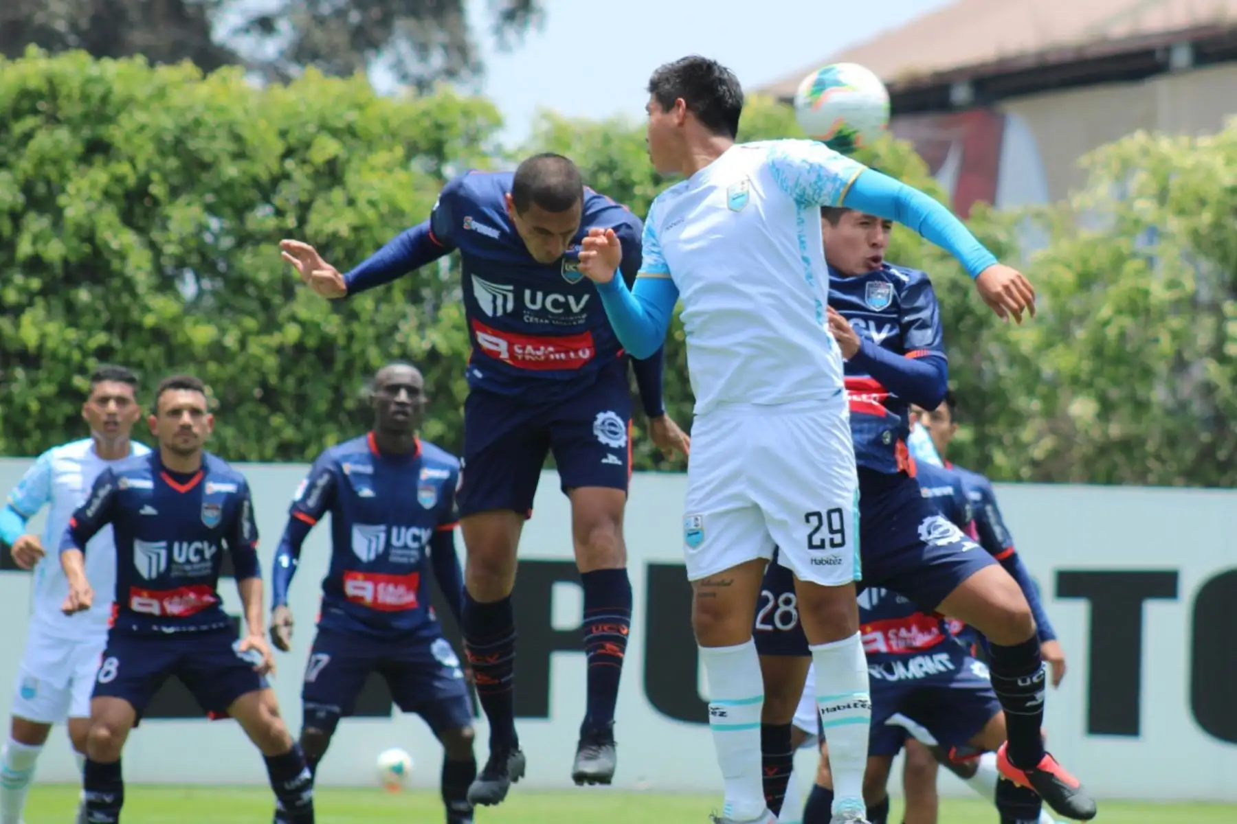 UCV y Deportivo Llacuabamba se enfrentan por la jornada 19 de la Liga 1, en el estadio Iván Elías Moreno. Foto: Liga 1