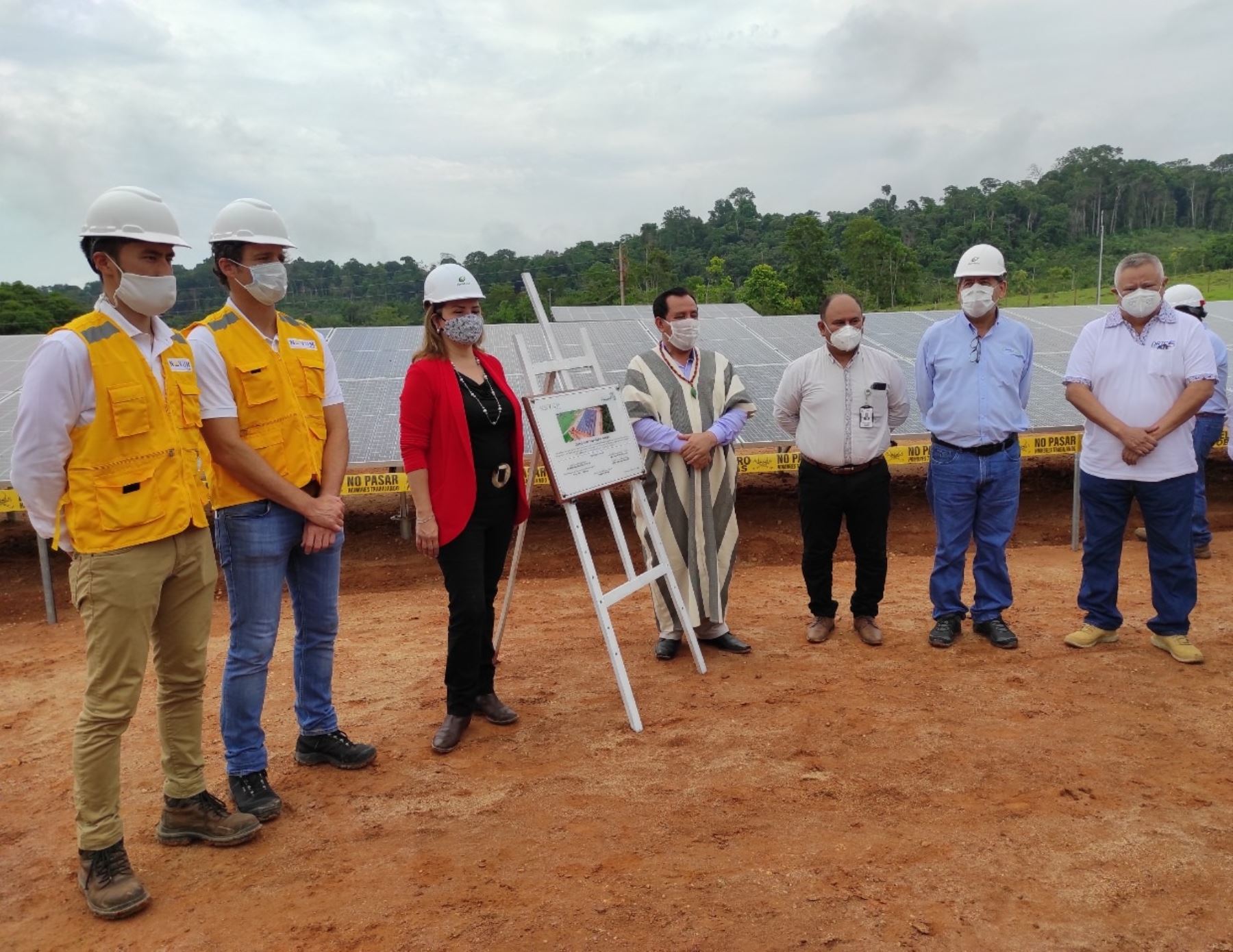 Ucayali inaugura su primera central solar que beneficiará a la ciudad de Atalaya. ANDINA/Difusión
