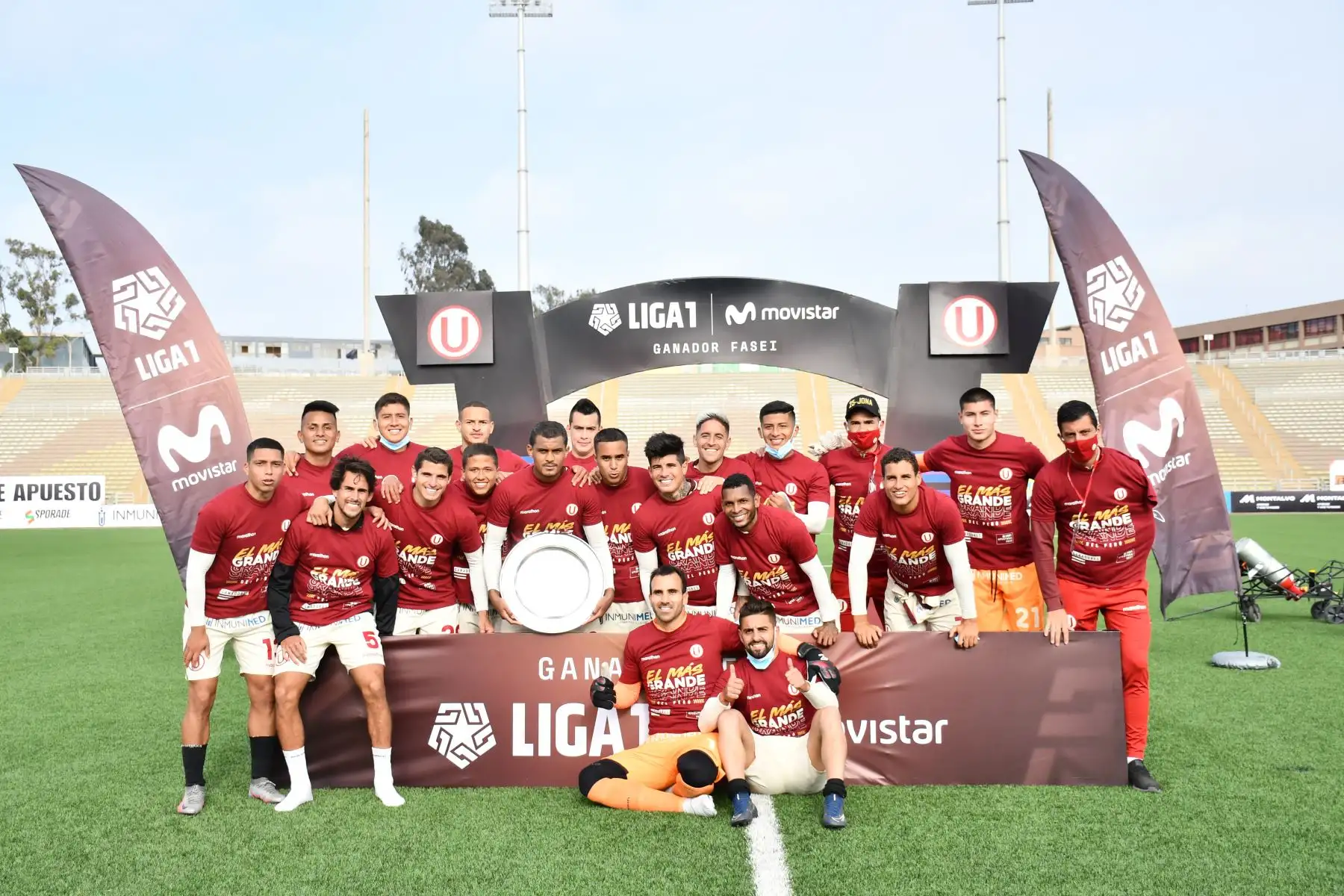 Universitario de Deportes, campeón del certamen, derrotó esta tarde 3 a 2 al Cusco FC. Foto: FPF
