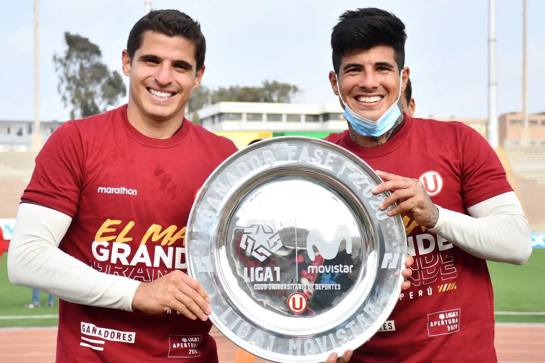 Universitario de Deportes, campeón del certamen, derrotó esta tarde 3 a 2 al Cusco FC. Foto: FPF