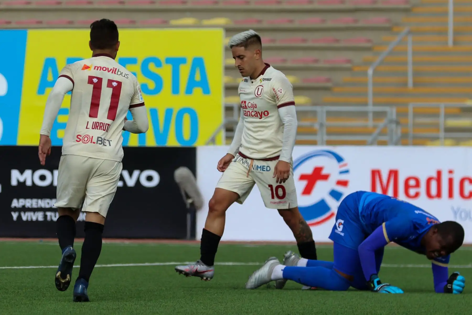 Universitario y Cusco FC se enfrentan por la fecha 19 de la Liga 1, en el estadio San Marcos. Foto: Liga 1