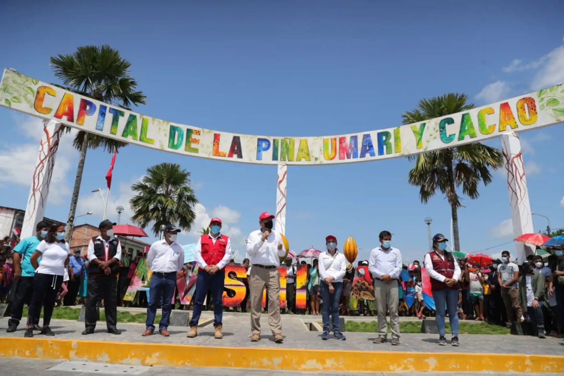 El presidente Martín Vizcarra, participa en la presentación del Núcleo Ejecutor del Proyecto Noa Jayatai – Mujer en la región Loreto. Este es el primer núcleo integrado por mujeres nativas de la Amazonía peruana. Foto: ANDINA/ Prensa Presidencia