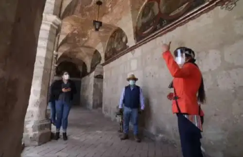 El monasterio de Santa Catalina es uno de los principales atractivos turísticos de la ciudad de Arequipa. ANDINA/Difusión