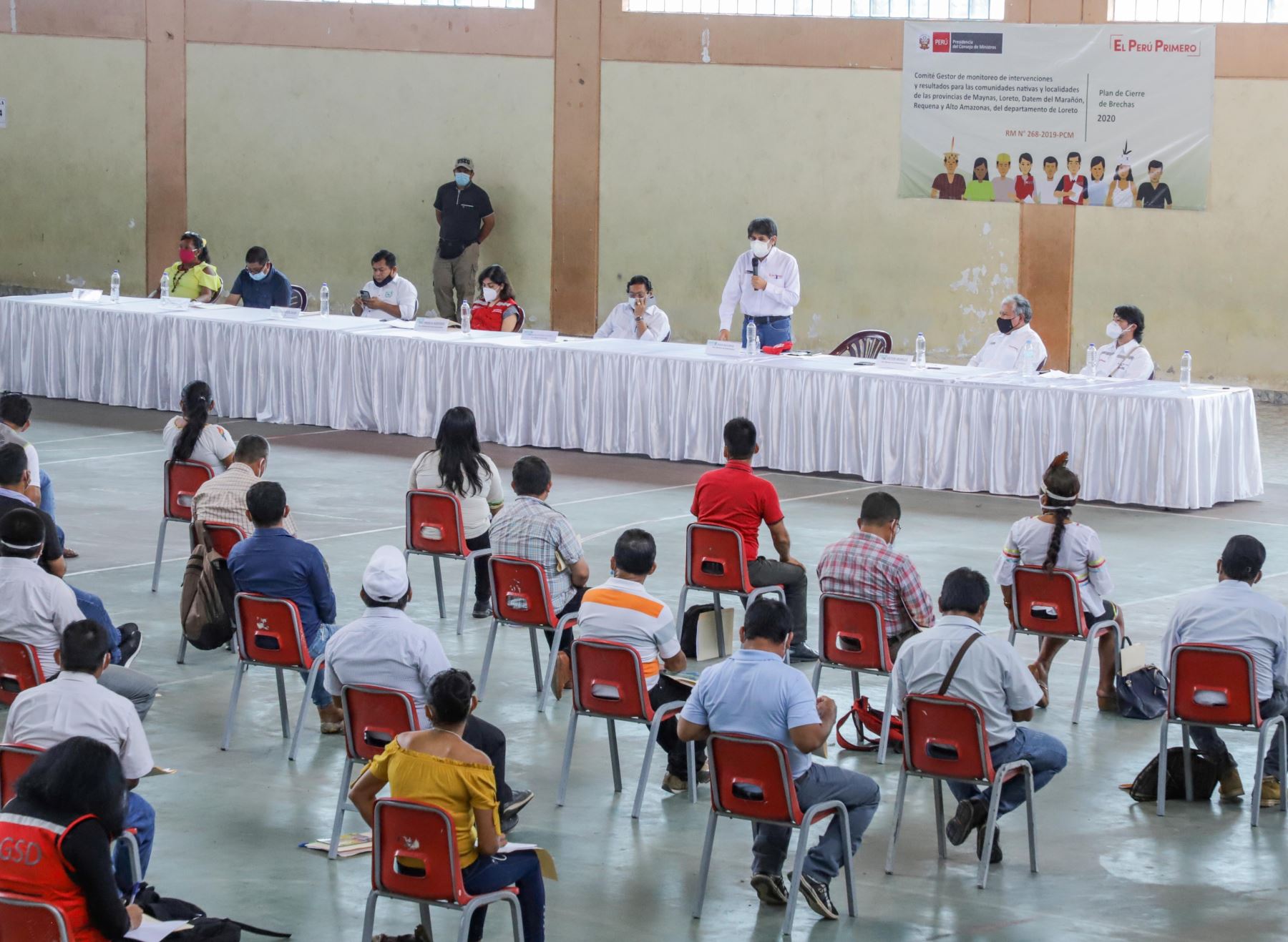 El Comite de Gestión del Plan de Cierre de Brechas prepara una reunión para el miércoles 28 de octubre en la ciudad de San Lorenzo. ANDINA/Difusión