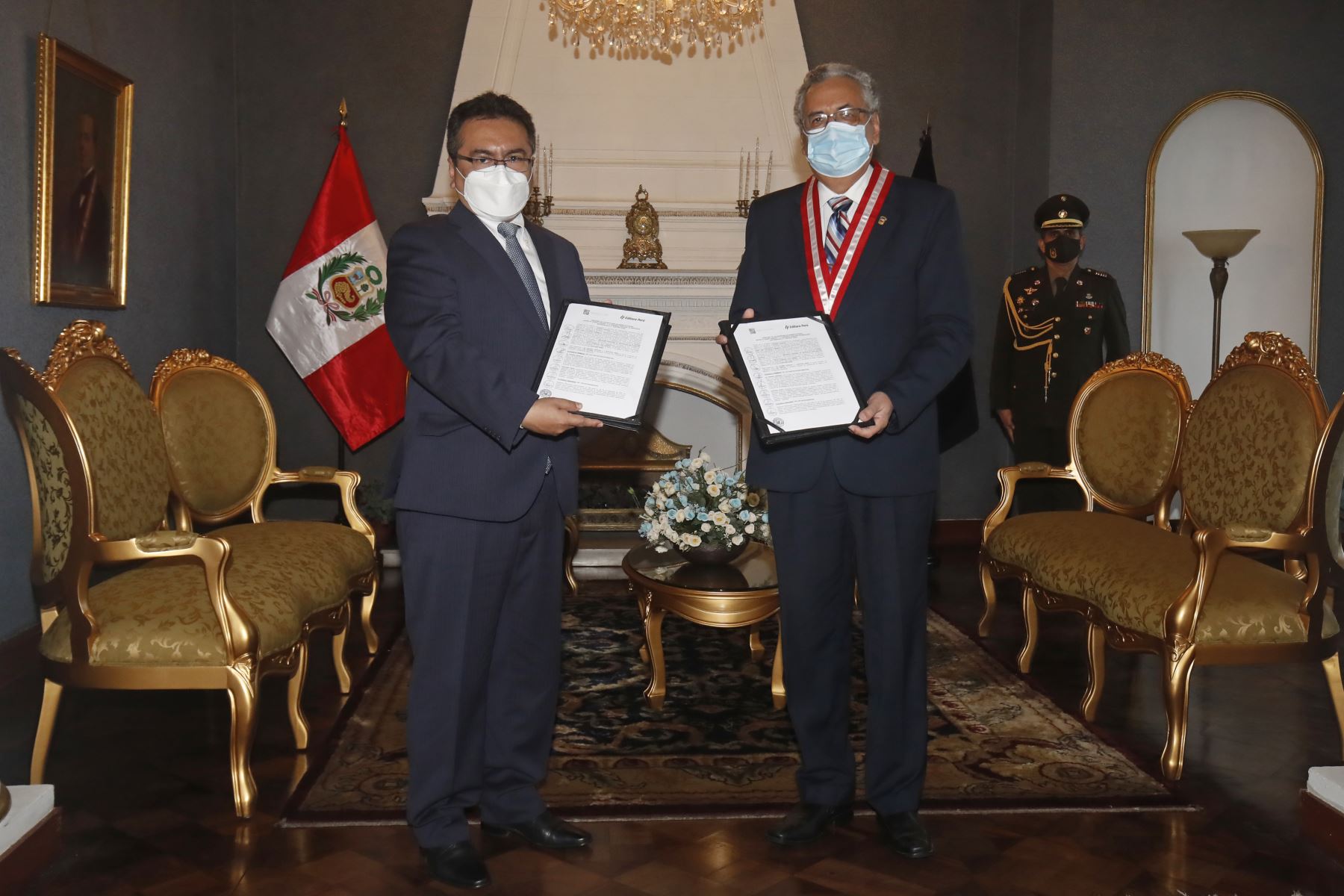 Editora Perú y Poder Judicial suscriben convenio de cooperación interinstitucional. Foto: ANDINA/ Juan Carlos Guzmán