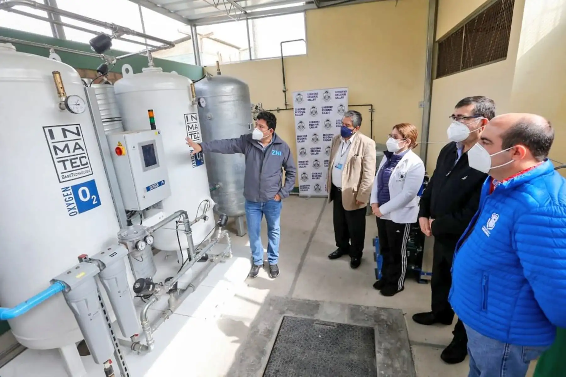 El Minsa recibió del Gobierno Regional de Callao la donación de cuatro plantas de oxígeno para fortalecer la atención de pacientes afectados por la  COVID-19 en los hospitales Daniel A. Carrión, San José y Ventanilla. Foto: Minsa