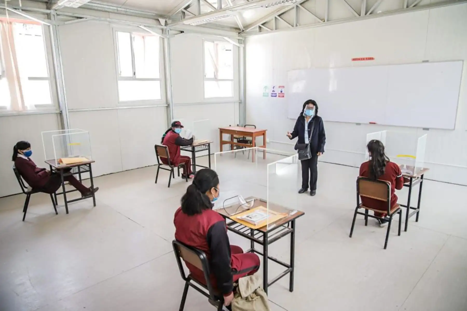 Arequipa es una de las primeras regiones que inicia hoy clases escolares semipresenciales, ANDINA/Difusión