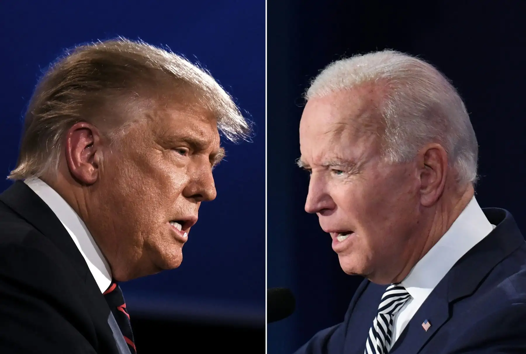 Trump lucha por aferrarse a la Casa Blanca tras cuatro años tumultuosos e intensificó sus ataques contra Biden, quien según las encuestas nacionales lidera la preferencia de los electores. Foto: AFP