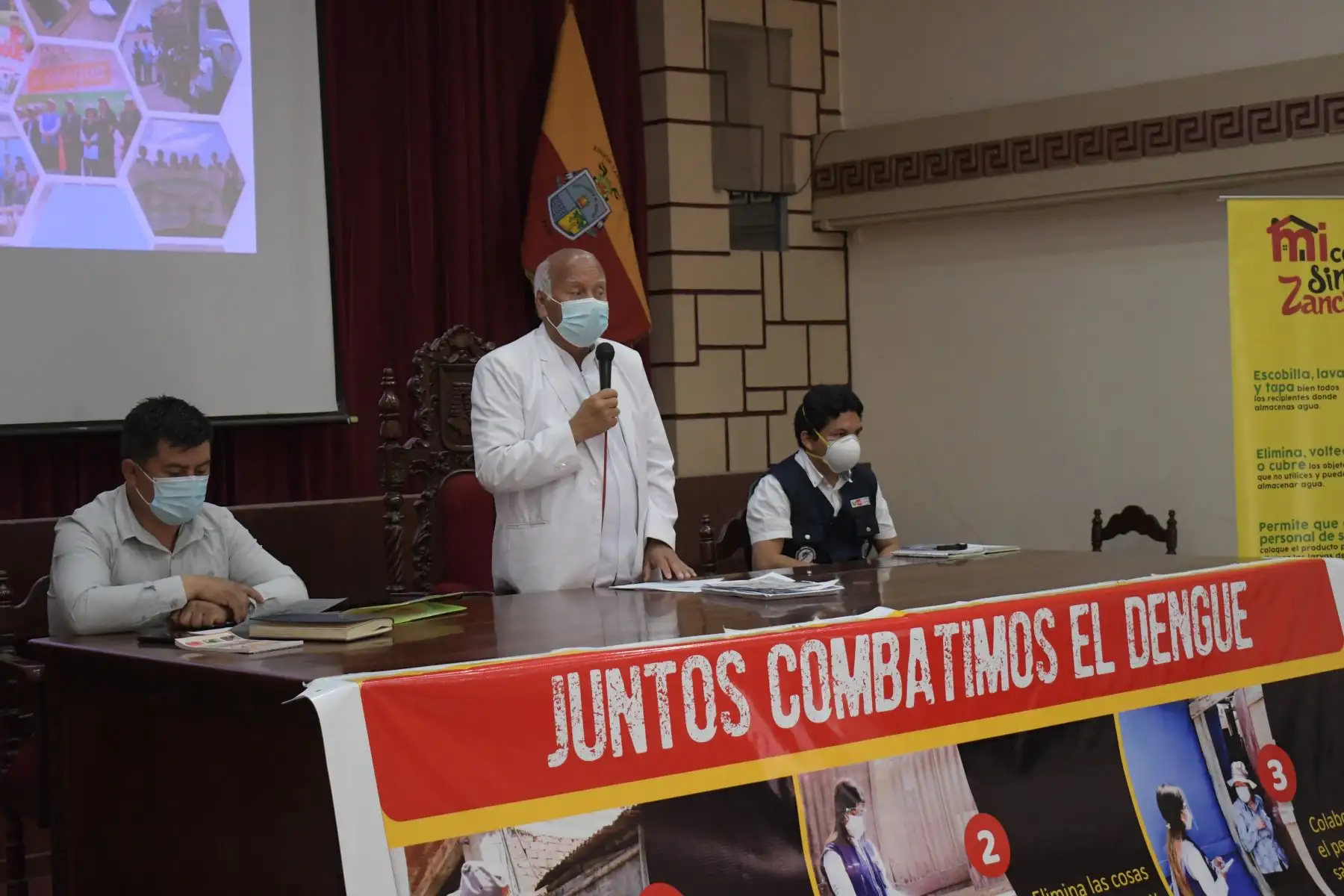 Autoridades regionales y municipales coordinan acciones para evitar brotes de dengue en Lambayeque. Foto: ANDINA/Difusión