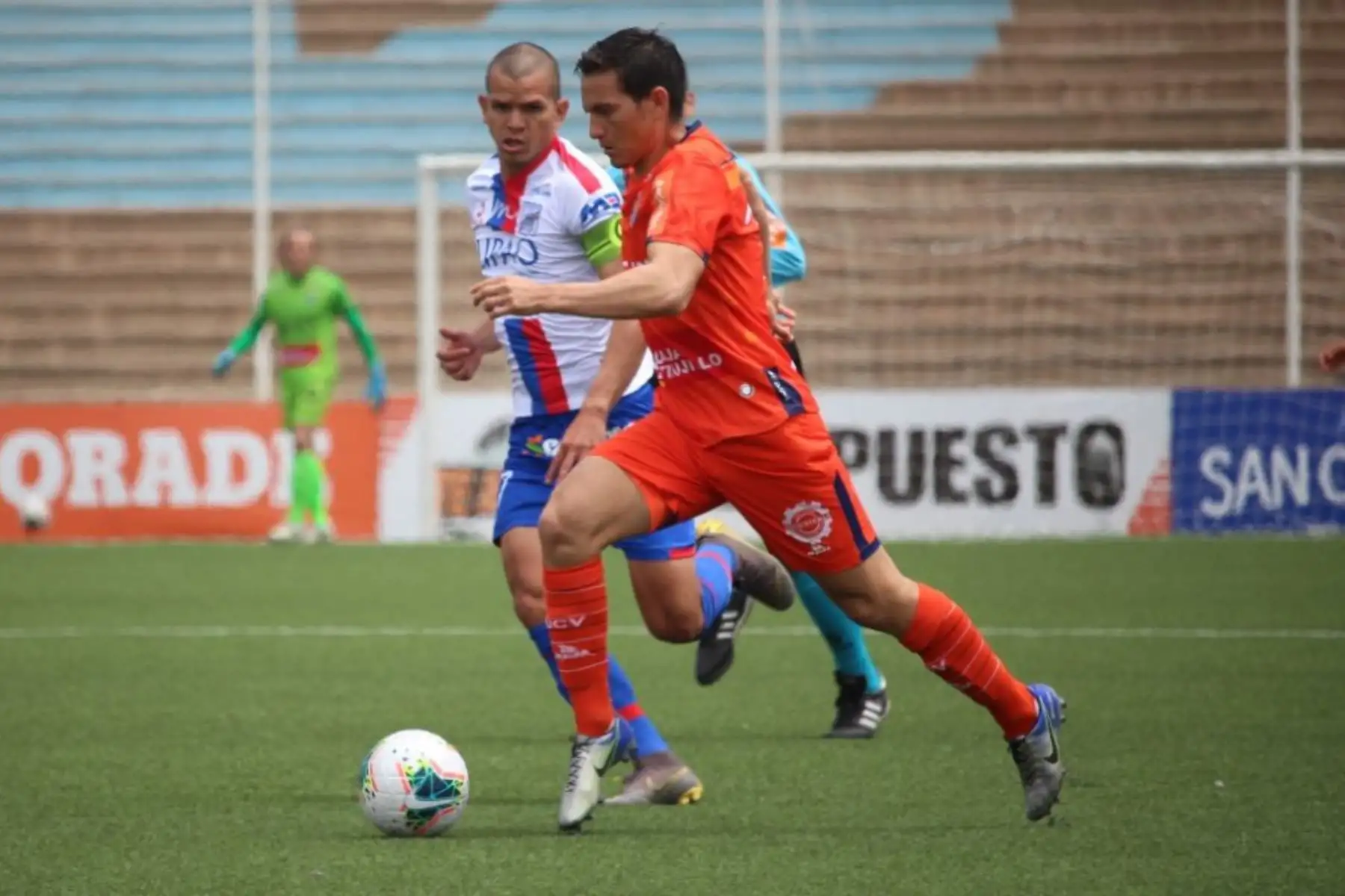 C. Mannucci vs Club Cesar Vallejo, en partido de la fecha 1 Fase 2 de la Liga Movistar, en el estadio UNMSM. Foto: ANDINA/ Liga 1