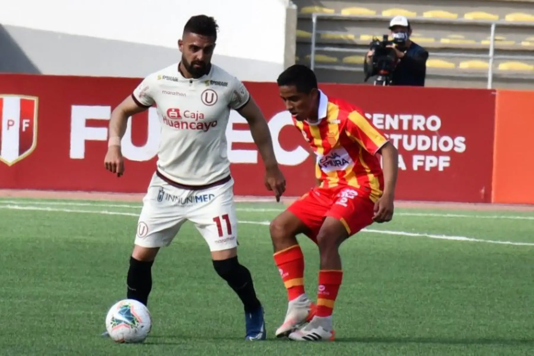Universitario de Deporte empata 0 a 0 con Atlético Grau,  en partido de la fecha 1 Fase 2 de la Liga Movistar, en el estadio UNMSM. Foto: ANDINA/ Liga 1 Universitario de Deporte empata 0 a 0 con Atlético Grau,  en partido de la fecha 1 Fase 2 de la Liga Movistar, en el estadio UNMSM. Foto: ANDINA/ Liga 1