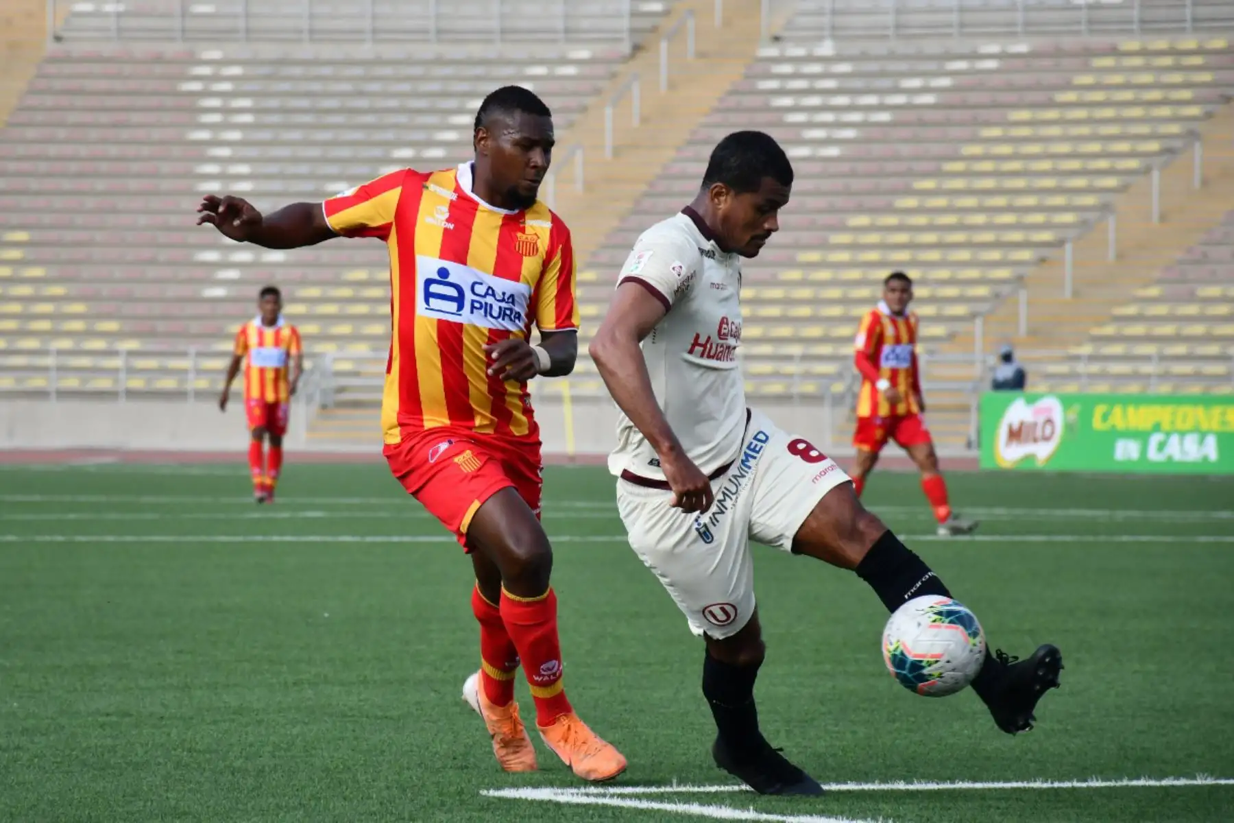 Universitario de Deporte empata 0 a 0 con Atlético Grau,  en partido de la fecha 1 Fase 2 de la Liga Movistar, en el estadio UNMSM. Foto: ANDINA/ Liga 1 Universitario de Deporte empata 0 a 0 con Atlético Grau,  en partido de la fecha 1 Fase 2 de la Liga Movistar, en el estadio UNMSM. Foto: ANDINA/ Liga 1